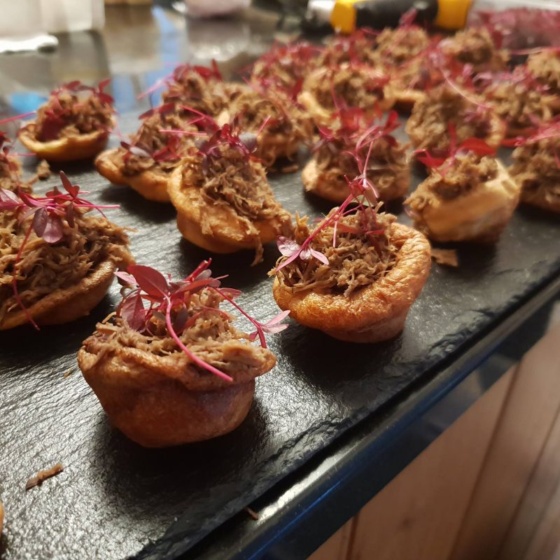 canape - braised beef n ale