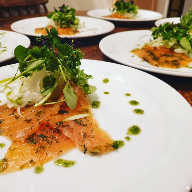 gin cured salmon